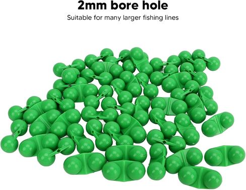 Portable Catfish Rattles, Wide Compatibility 2mm Bore Hole 50PCS Fishing Attractor Bell Beads for Luring Fish in Saudi Arabia