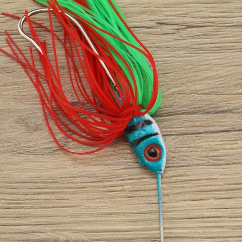 The Lord of the Tools 6pcs Fishing Spinner Baits Lures Buzz Prop Spinner Baits Kit for Bass Carp Mandarin Fish Snakehead Carbon Hook Modern Multicolor Bait in Saudi Arabia