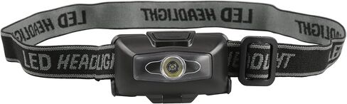 Glacier's Edge 6PK - 55 Lumen LED Headlamp Black 2X AAA (Included) Weather Resistance in Saudi Arabia