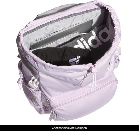adidas Saturday Sport Fashion Compact Small Backpack, Ice Lavender/White, One Size in Saudi Arabia