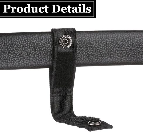 Prasacco Handcuff Holder for Duty Belt, Handcuff Strap Handcuff Key Holder Handcuff Belt Straps Nylon Hand Cuff Belt Keeper Chain Belt Clip Tactical Cuffs Carrier for Duty Belts in Saudi Arabia