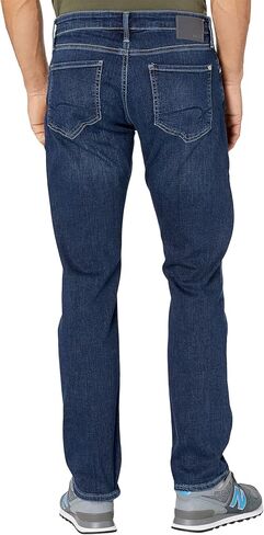 بنطال جينز Mavi الرجالي Marcus Regular Rise Slim Straight Leg Jeans، Rinse Brushed Williamsburg، 36W x 30L in Kuwait