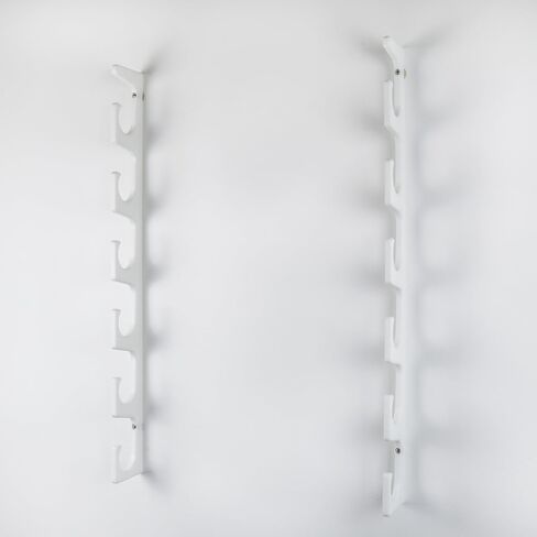 Made in USA Fishing Rod/Pole Holder Rack Organizers | Wall or Ceiling Mounted Fishing Rod Rack | Durable Marine Grade HDPE Plastic | Fishing Pole Holder Holds up to 6 or 12 + Stackable in Saudi Arabia