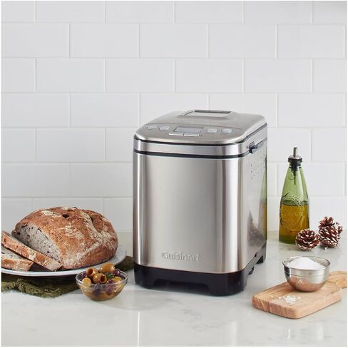 صانع الخبز الأوتوماتيكي المدمج من Cuisinart مع 12 قائمة مبرمجة مسبقًا ونافذة عرض مضيئة (متجددة) (متجدد) in Saudi Arabia