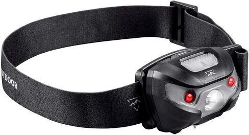 Monoprice Select Series Headlamp - Black | Versatile Uses, Weather Resistant - Pure Outdoor Collection, adjustable (115989) in Saudi Arabia
