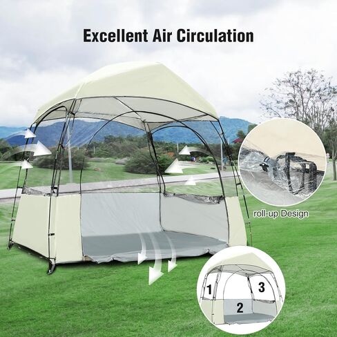 خيمة رياضية خارجية من ريدكامب - مأوى فوري للخيمة، خيمة كبيرة الحجم 4-5 أشخاص مقاومة للطقس مع حقيبة تخزين لمشاهدة الأحداث الرياضية وكرة القدم والبيسبول والتخييم والحماية من الشمس أو المطر in Kuwait