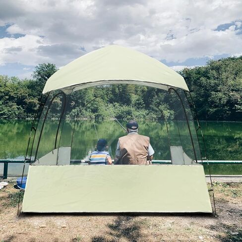 خيمة رياضية خارجية من ريدكامب - مأوى فوري للخيمة، خيمة كبيرة الحجم 4-5 أشخاص مقاومة للطقس مع حقيبة تخزين لمشاهدة الأحداث الرياضية وكرة القدم والبيسبول والتخييم والحماية من الشمس أو المطر in Kuwait