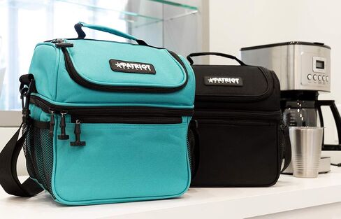 Duo Lunch Bag - 15 Can Lunch Cooler with Dual Compartments and Convenient Carry Strap in Saudi Arabia