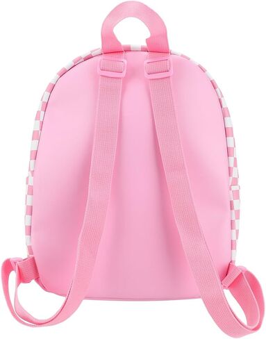 Super Mario Bros Princess Peach 10.6" Pink & White Checkered Mini Backpack in Saudi Arabia