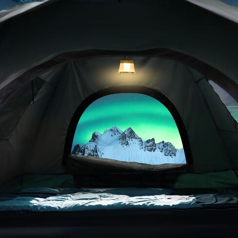 MAXDONE خيام منبثقة فورية للتخييم، خيمة تخييم 2-3 أشخاص، خيمة قبة للإعداد التلقائي في 60 ثانية، خيمة عائلية مزدوجة سميكة مقاومة للماء للمشي لمسافات طويلة وحقائب الظهر والتخييم in Kuwait