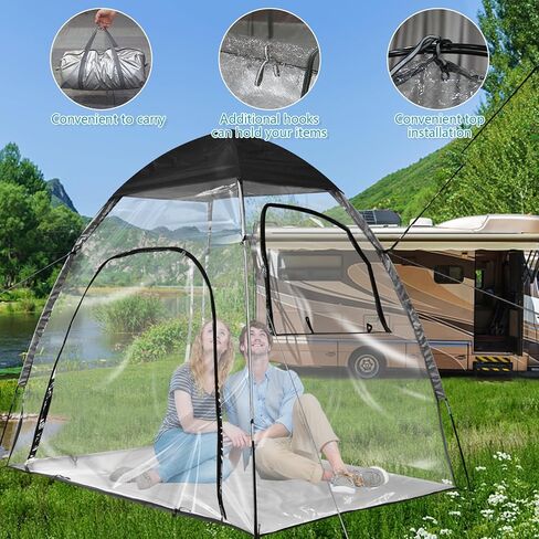 خيمة رياضية كبيرة - لشخصين 540 درجة مقاومة للماء والرياح، في الهواء الطلق، خيام رياضية للوالدين لكرة القدم، البيسبول، الرياضات الأخرى، التخييم، صيد الأسماك in Kuwait