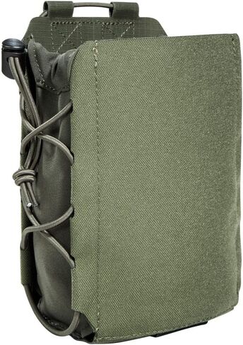 Tasmanian Tiger TT Multipurpose Side Pouch Modular Backpack Accessory Pocket, Side Pocket, Bottle Pocket with MOLLE System, Tripod Pocket, Olive in Saudi Arabia