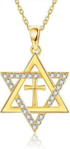 ELFRONT 14k الذهب الأصفر Moonstone قلادة Soild الذهب Moonstone قلادة القلائد حجر القمر مجوهرات للنساء هدية الكريسماس in Kuwait