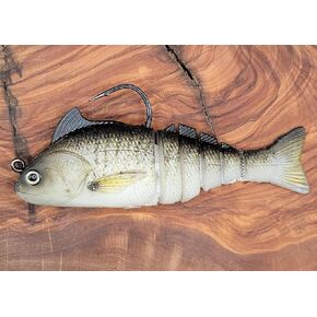 H2O Express Premium Pre-Rigged Swimbait - Crazy Croaker - 4-inch, 2 Pack, 4inch