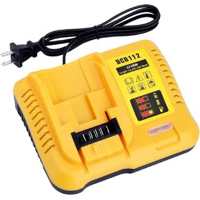 DCB112 Replacement Battery Charger for 20V Charger DCB101 DCB105 DCB115 DCB107,Compatible with 12V&20V/60V MAX Lithium-Ion Batteries DCB206 DCB204 DCB230 DCB240 DCB120 DCB126 DCB612 DCB609 DCB606