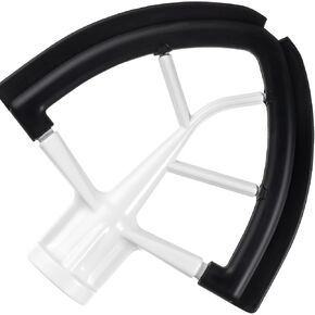 Flex Edge Beater For Kitchenaid Mixer Accessory,Kitchen Aid Attachments For Mixer,Fits Tilt-Head Stand Mixer Bowls For 4.5-5 Quart Bowls,Beater With Silicone Edges,Grey