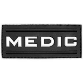Morton Home-Medic Rubber 3D PVC Paramedic Tactical Morale Patch (White)
