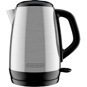 BLACK+DECKER™ 1.7L Rapid Boil Electric Kettle, Boils up to 7 Cups of Water, Gray
