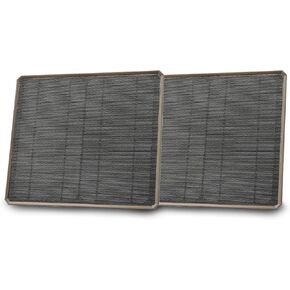 Moultrie Universal Solar Panel Power Pack - 2 Pack - for Edge Series Cellular Trail Cameras - Uninterrupted Power, 10W, 3X Power, Easy Mounting