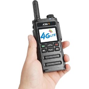 ZL35 4G Network Radio Long Range Walkie Talkie with WiFi Hotspot Bluetooth Handheld LTE/PoC Two Way Radio for Android Push-to-Talk Intercom Radio