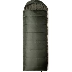 Snugpak Basecamp Ops Navigator Sleeping Bag with Compression Stuff Sack, Right Hand Zip, Olive
