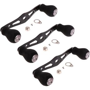 3PCS Black EVA Power Fishing Reel Handle Grip Fit For Abu Garcia Daiwa Baitcasting USA