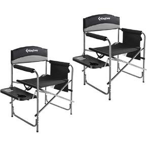 KingCamp KC3977_Black/MediumGrey Camping Chair, One Size