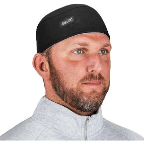 Ergodyne Chill Its 6630 Skull Cap, Lined with Terry Cloth Sweatband, Sweat Wicking, Blue