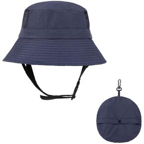 Unisex Waterproof Surfing Fisherman Sun Hat Cap with Buckle UPF 50+ UV Protection Wide Brim Bucket Fishing Hat for Men Women