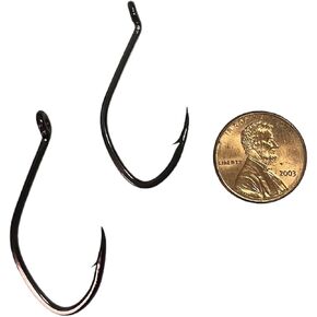 Big River and Ocean Offset J Hook Bulk Pack 1/0-14/0