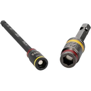 Klein Tools 32767 Impact Driver, 3-in-1 Impact Flip Socket and Bit Holder, 1/4-Inch and 5/16-Inch Hex Drivers, 5-Inch Length