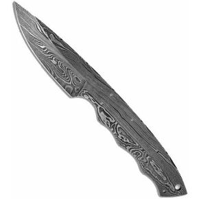 BucknBear Custom Handmade Damascus Blade Blank (4" Damascus)