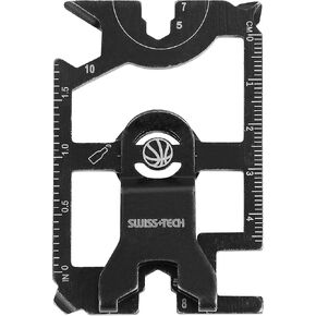 SWISS+TECH ST029013 12-in-1 Every Day Carry (EDC) Multi-Tool (Single Pack)