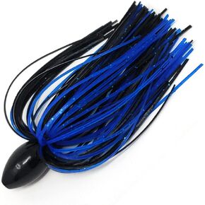 Reaction Tackle Skirted Tungsten Punch Rigs/Tungsten Fishing Weights with Skirt for Bass Fishing/Punch Through Heavy Cover and Thick Vegetation