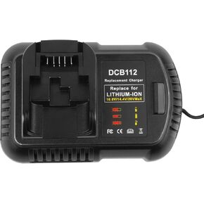 4-Port Battery Rapid Charger DCB104 for DEWALT 12V MAX, 20V MAX, and FLEXVOLT 20V/60V MAX Lithium ion Battery Charging Station (w/ 2 USB Ports)