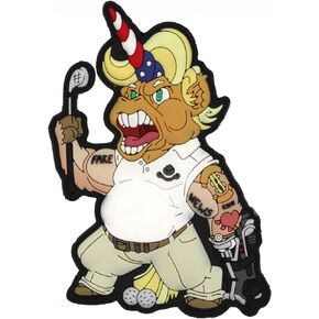 Fury Trump Corn President Unicorn Patriot Patch