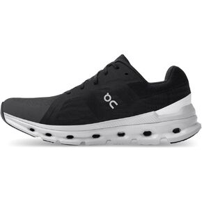 On Men's Cloudrunner Sneakers, Eclipse/Frost, Black, 9.5 Medium US