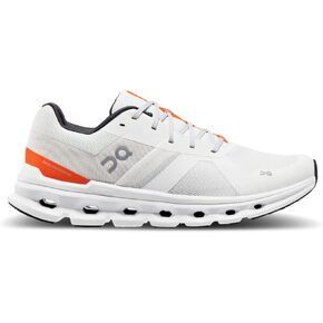 On Men's Cloudrunner Sneakers, Eclipse/Frost, Black, 9.5 Medium US