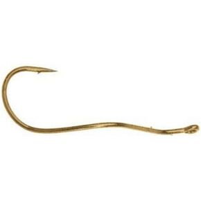 Mustad UltraPoint Slow Death Special Bend Aberdeen Hook (Pack of 10), Gold, 4
