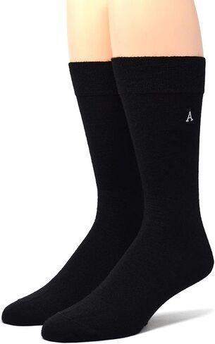WARRIOR ALPACA SOCKS - Men's Alpaca Wool Trouser Socks - Lightweight, Hosiery Style Socks with Moisture & Odor Control (Walnut, Large) in Kuwait