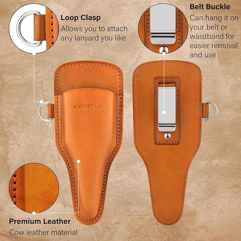 غمد كماشة الصيد من Gomexus مع مشبك حزام من الفولاذ الربيعي، حافظات من جلد البقر لمعظم ملاقط الطعم in Kuwait