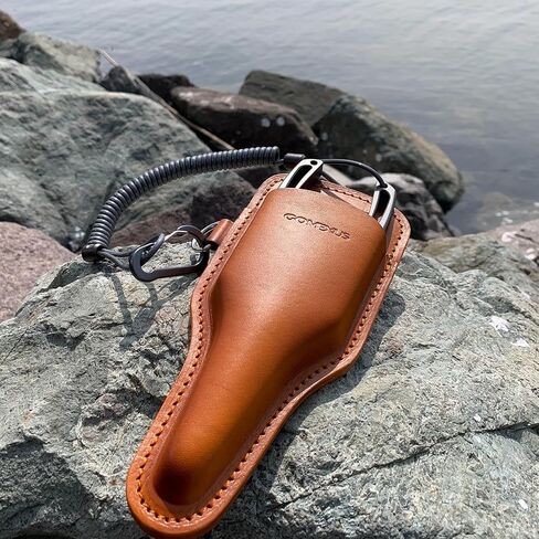 غمد كماشة الصيد من Gomexus مع مشبك حزام من الفولاذ الربيعي، حافظات من جلد البقر لمعظم ملاقط الطعم in Kuwait