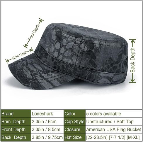 Mens Waterproof Camo Cadet Army Hats American Flag Buckle Womens Quick Dry Flat Top Military OCP Patrol Corps Caps in Saudi Arabia