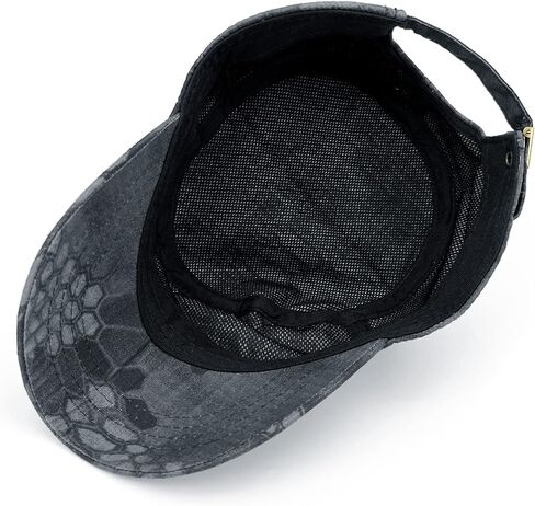 Mens Waterproof Camo Cadet Army Hats American Flag Buckle Womens Quick Dry Flat Top Military OCP Patrol Corps Caps in Saudi Arabia