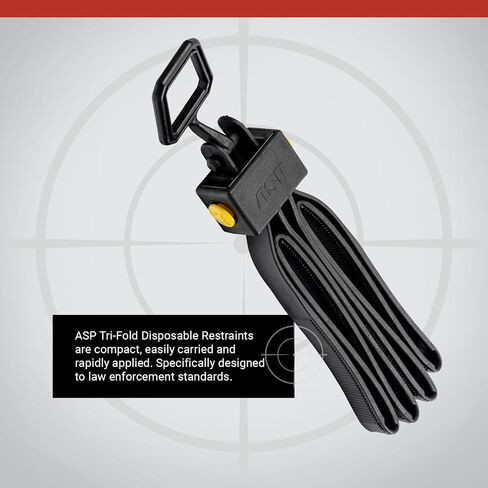 ASP Tri-Fold Restraints, Disposable Handcuffs, Police Gear and Security Guard Flex Cuffs, Law Enforcement Zip Cuffs in Saudi Arabia