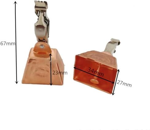 Pack of 2/5 Pieces Fishing Copper Pole Bells Fish Alarm Bells in Saudi Arabia