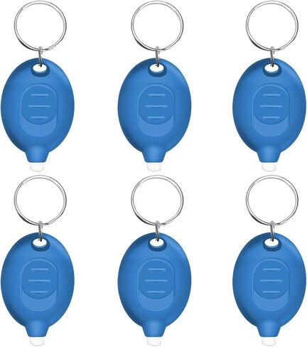 Mini LED Red Light Keychain Flashlight, Small Keychain Flashlight 12 Lumen Portable Pocket Flashlight, Ultra Bright Micro LED Flashlight Red Light Flashlight with Red Shell (6PCS) in Kuwait