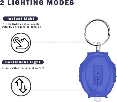 Mini LED Red Light Keychain Flashlight, Small Keychain Flashlight 12 Lumen Portable Pocket Flashlight, Ultra Bright Micro LED Flashlight Red Light Flashlight with Red Shell (6PCS) in Kuwait