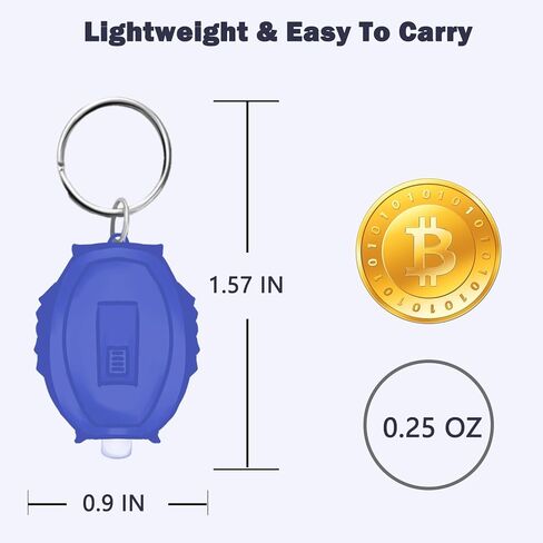 Mini LED Red Light Keychain Flashlight, Small Keychain Flashlight 12 Lumen Portable Pocket Flashlight, Ultra Bright Micro LED Flashlight Red Light Flashlight with Red Shell (6PCS) in Kuwait