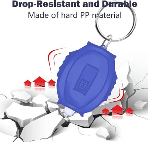 Mini LED Red Light Keychain Flashlight, Small Keychain Flashlight 12 Lumen Portable Pocket Flashlight, Ultra Bright Micro LED Flashlight Red Light Flashlight with Red Shell (6PCS) in Kuwait